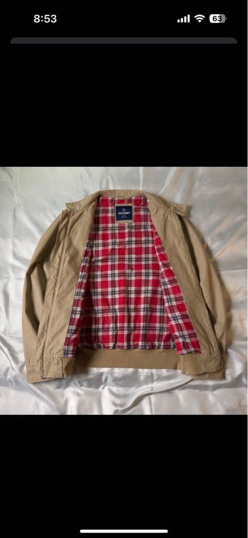 00s OLD NAVY G9 ハリントンジャケット ブルゾン チェック