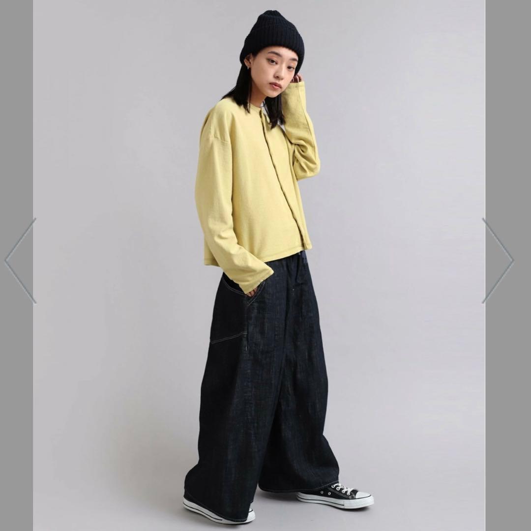 URCH RNA コックさんのWSクラウンパンツ　ワイドパンツ　デニムパンツ