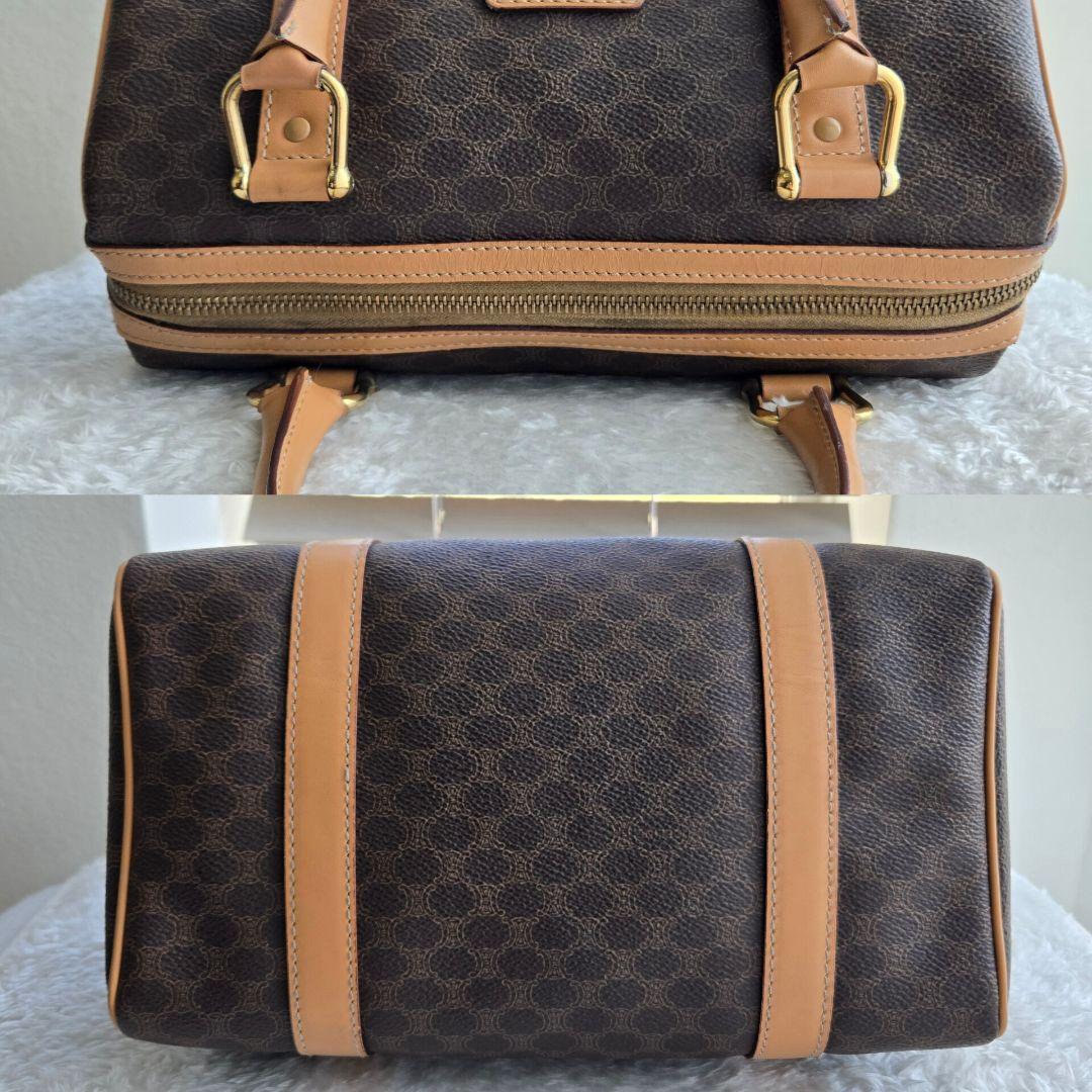 ⭐CELINE⭐ 美品 セリーヌ トリオンフ　ミニボストンバッグ マカダム柄