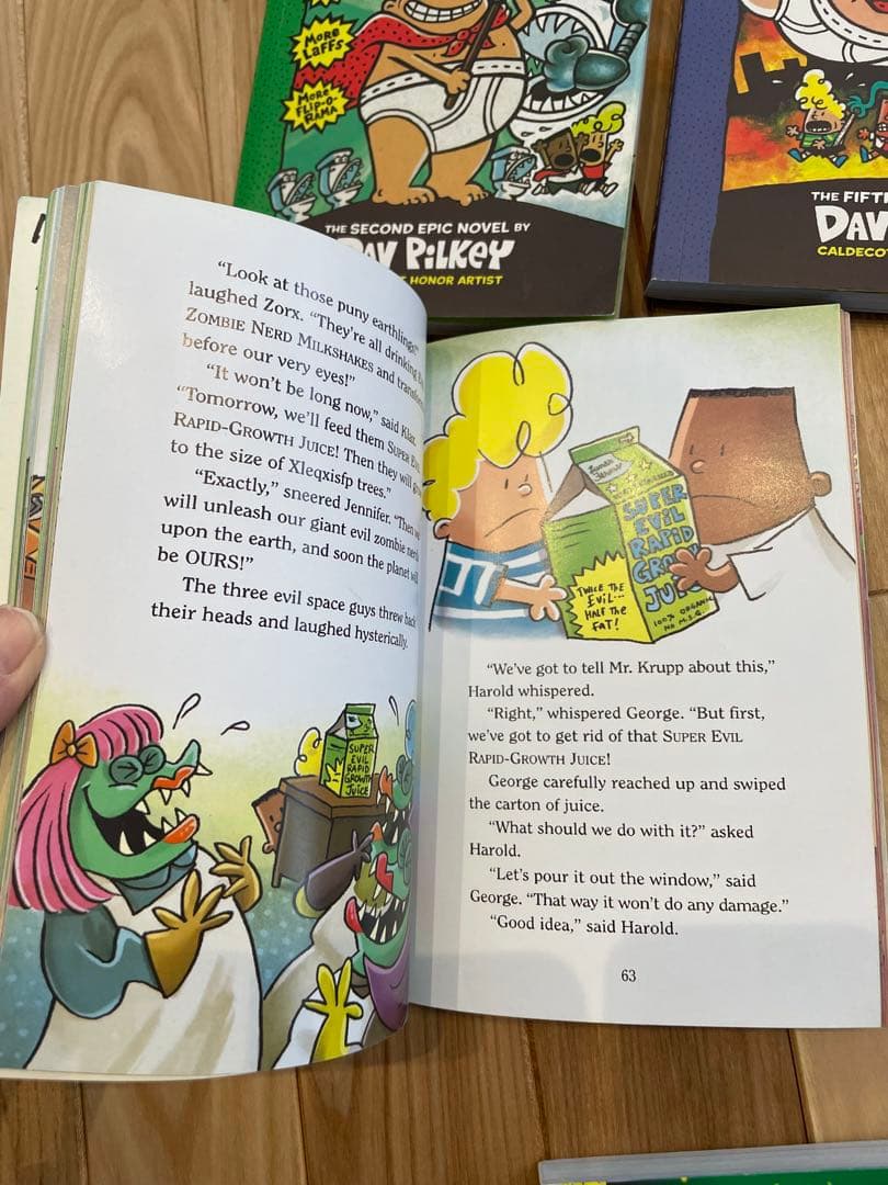 Captain Underpants 英語教育本 Dav Pilkey インター