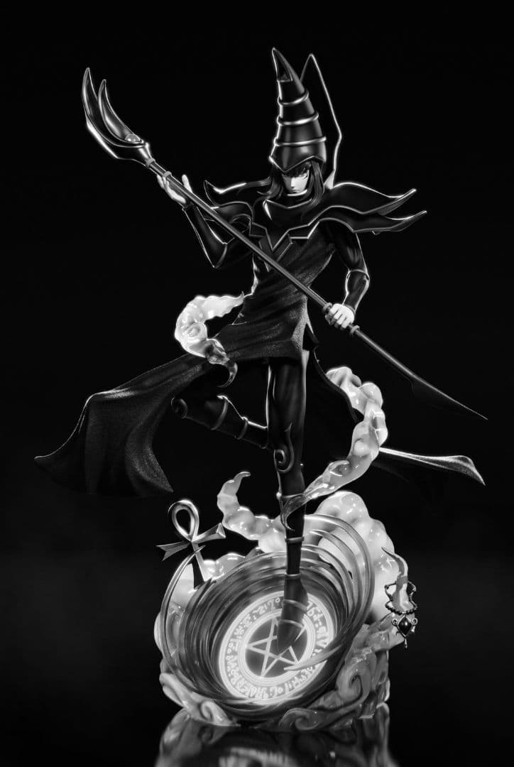 ブラックマジシャン　ガレージキット　ガレキ　未塗装未組立　ブラマジ　1/7　遊戯