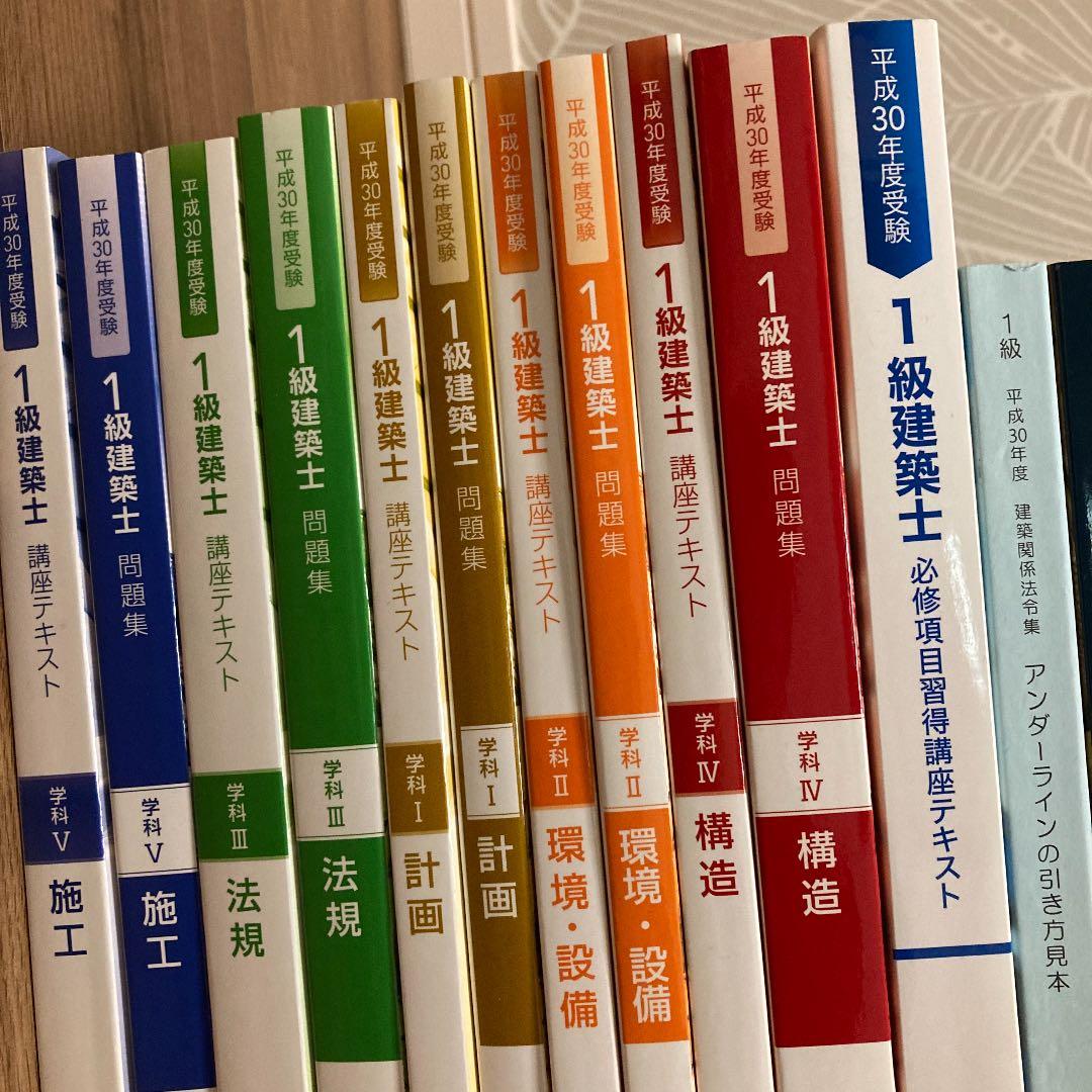 【総合資格】一級建建築士テキスト問題集参考書