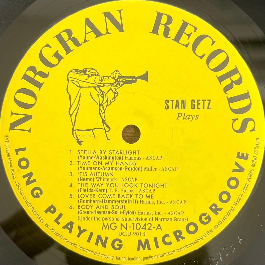 【LP/帯付】Stan Getz / Stan Getz Plays