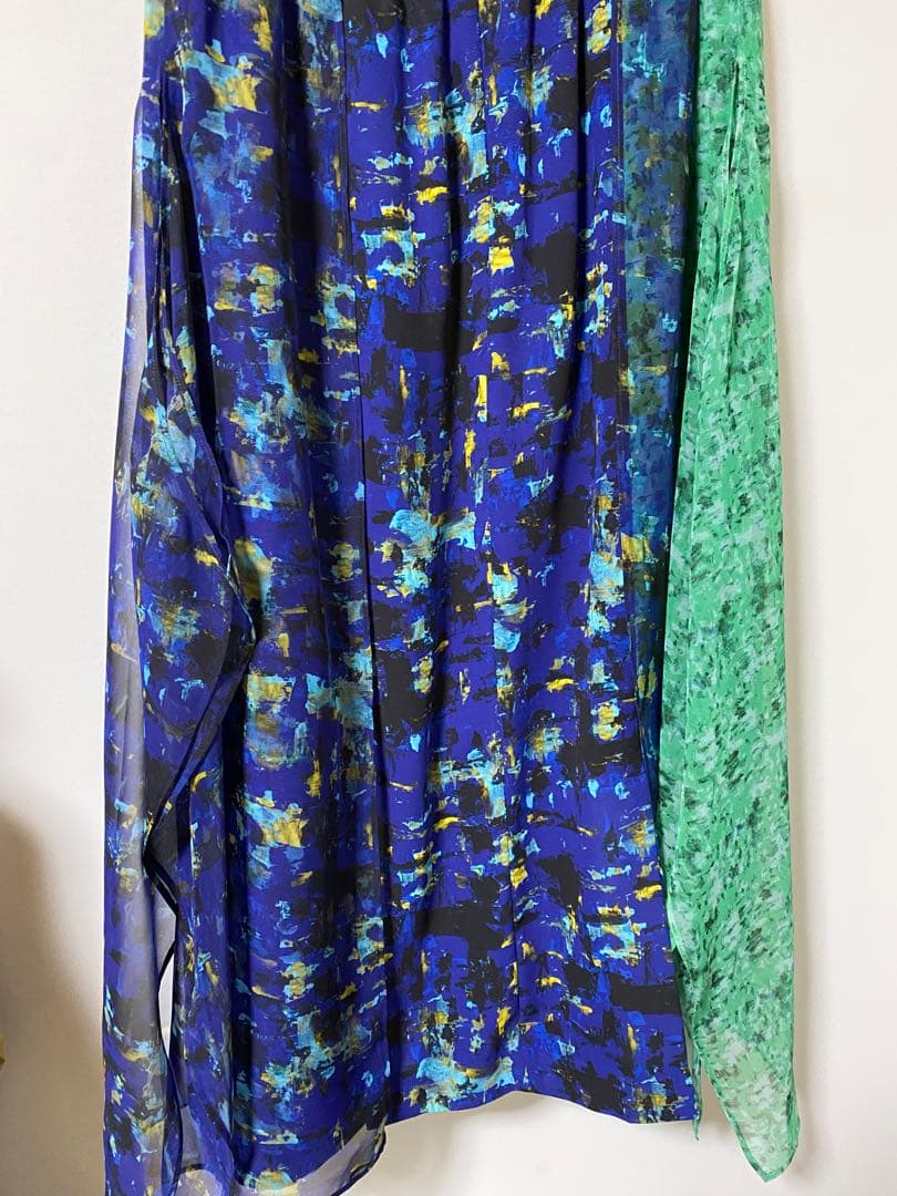 今季美品●アドーアADORE●スキージーアートプリントスカート¥68200
