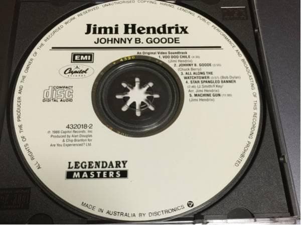 ジミ・ヘンドリックス/JOHNNY B. GOODE-SOUNDTRACK