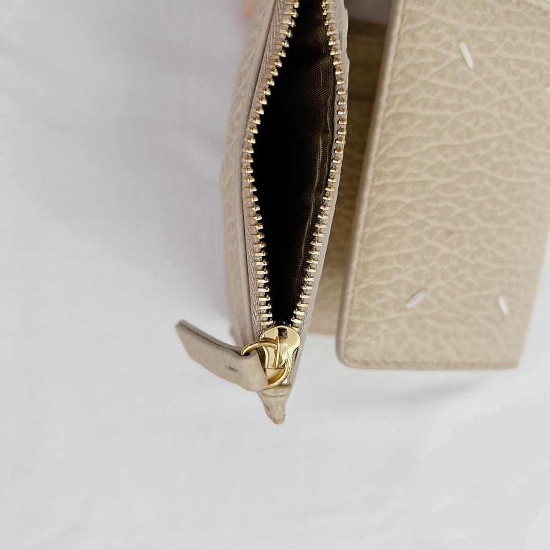 Maison Margiela ユニセックス 三つ折り財布 ベージュ