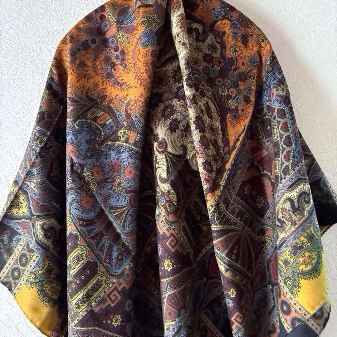 ETRO大判ストール/ショール　美品　イタリア製　希少