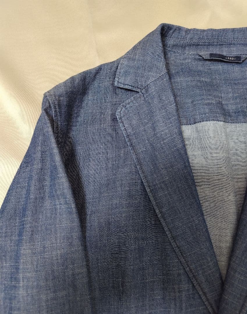LARDINI テーラードジャケット デニムジャケット インディゴ