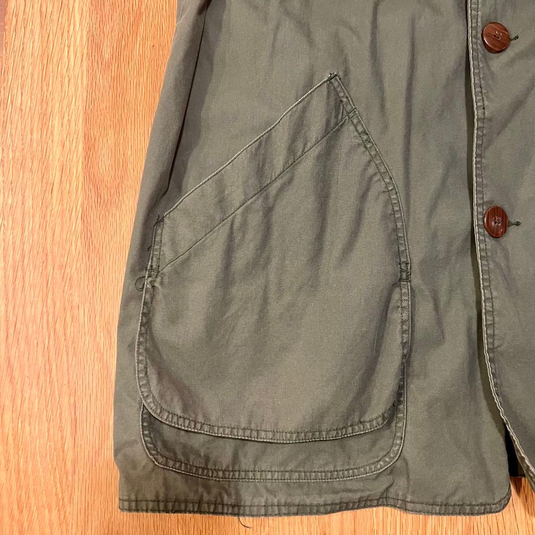 1990's J.CREW 巨人タグ ハンティングジャケット裏地チェックLサイズ