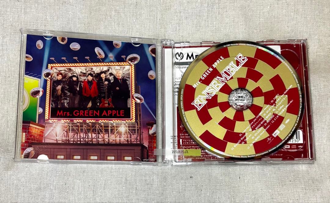 p*i様 Mrs. GREEN APPLE ENSEMBLE 初回限定盤 CD