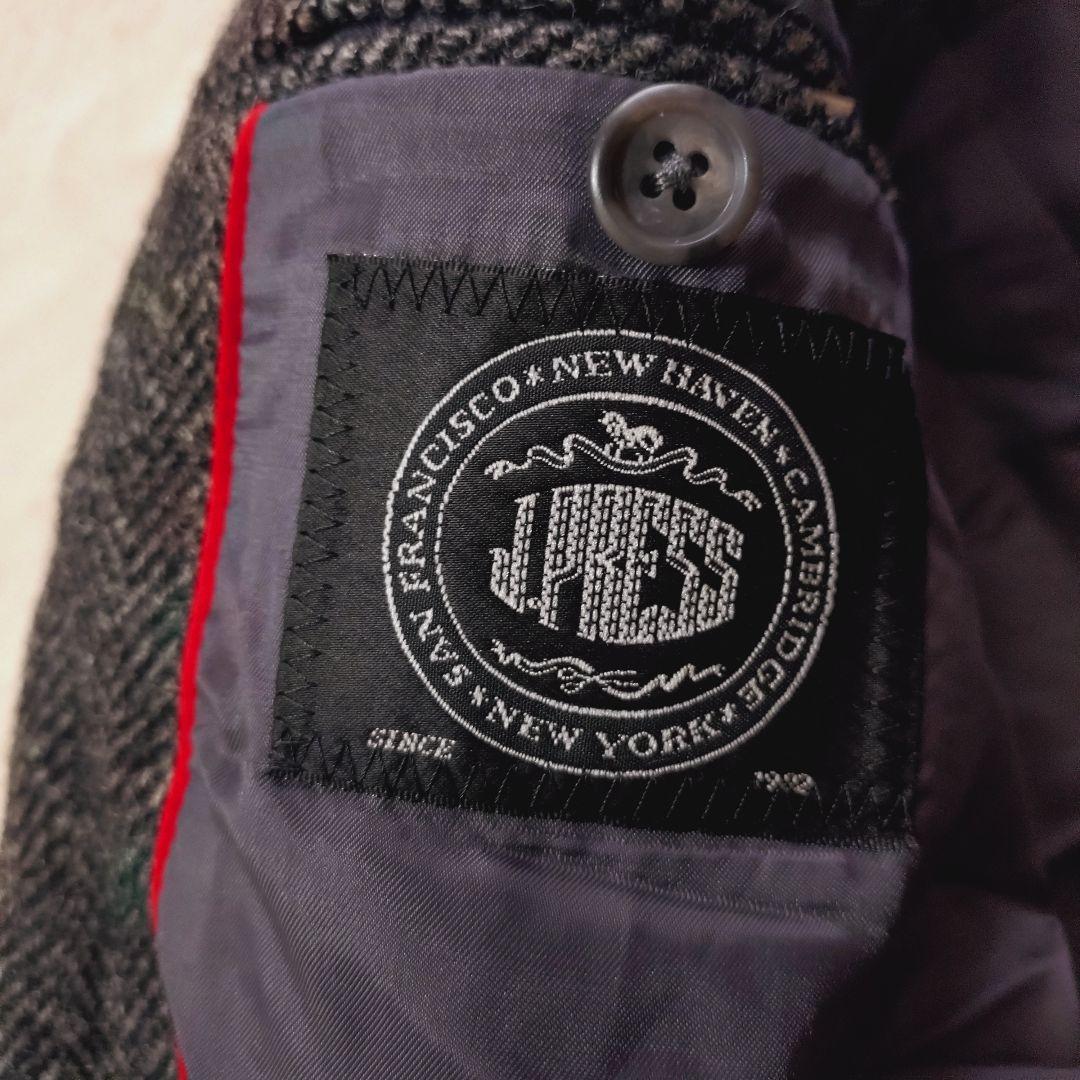J.PRESS ツイードジャケットアメトラスポーツ　グレー　ヘリンボーン　ウール
