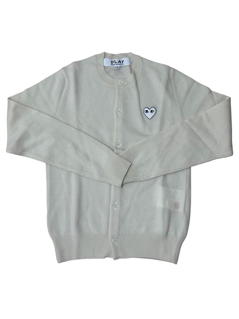 【COMMEdesGARCONS】新品•未使用 PLAY/プレイカーディガン