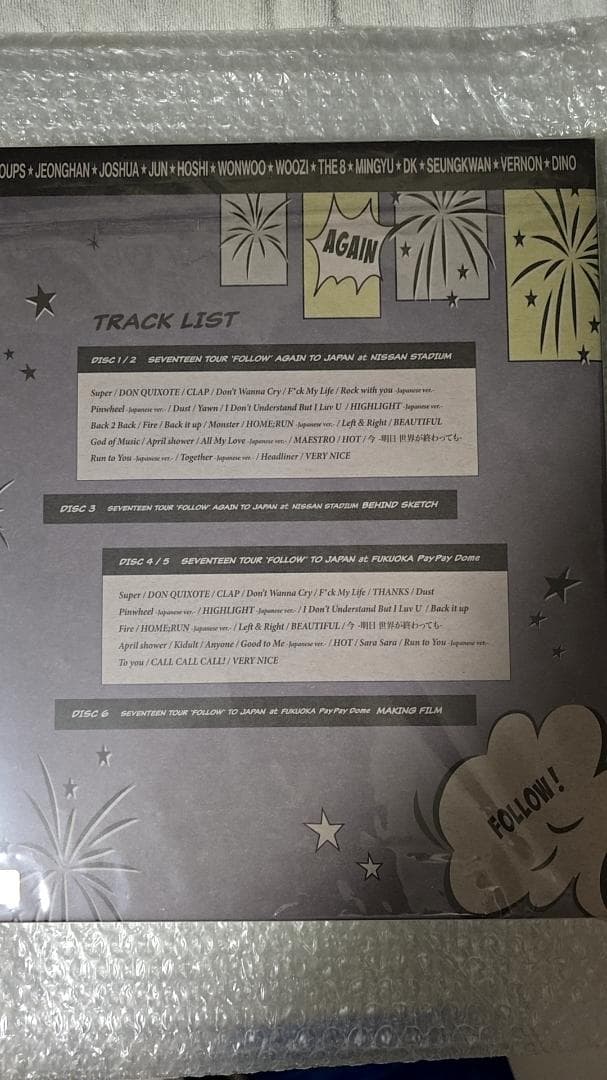 K-POP・アジア SEVENTEEN FOLLOW AGAIN DVD