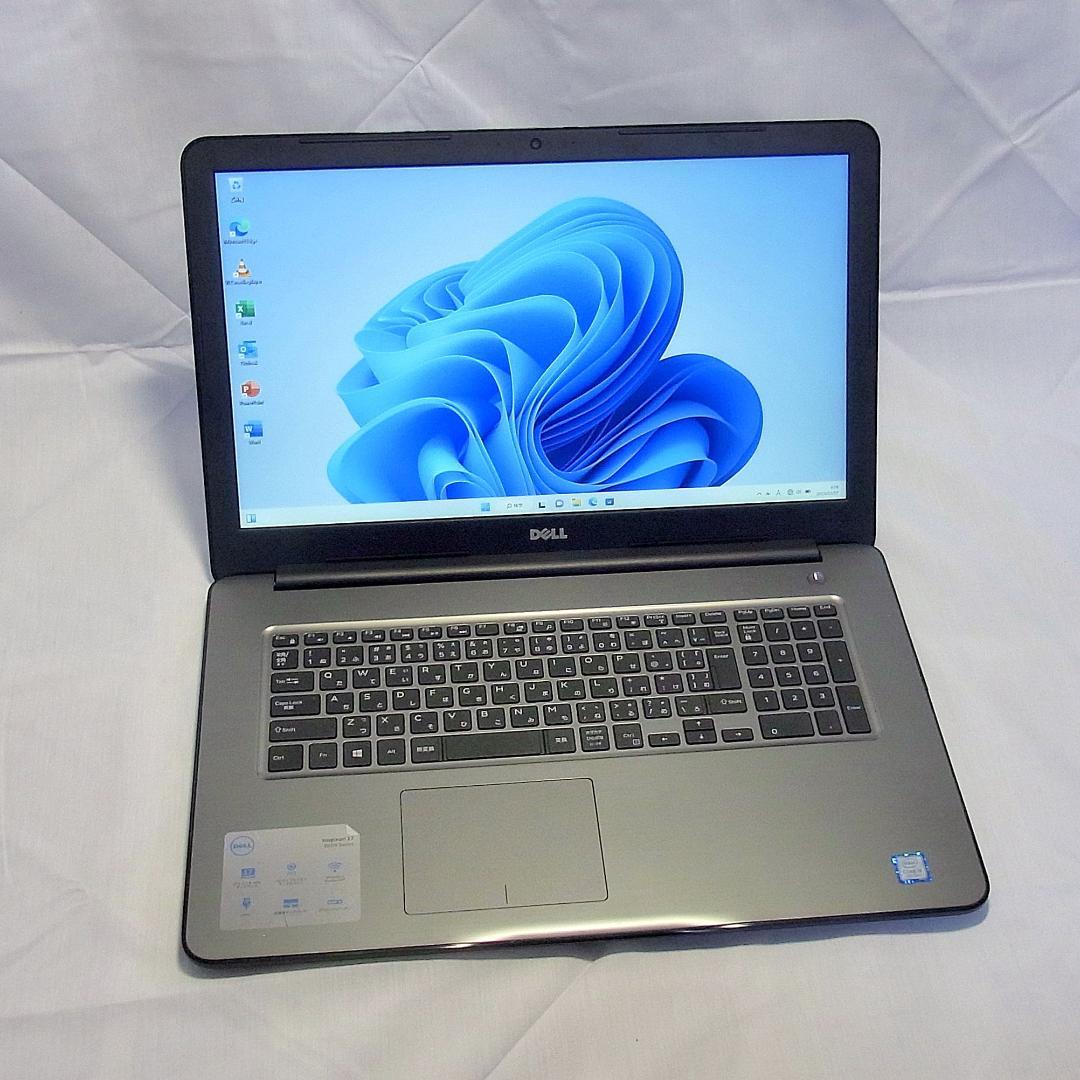 【メモリやSSD高騰！お早めに】17型デルノートパソコン／第7世代／i7／SSD