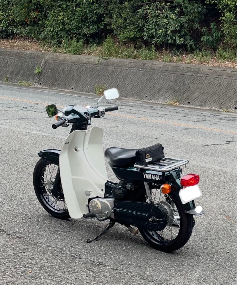 カブ用　角型ショートステムミラー　左右セット　EMC
