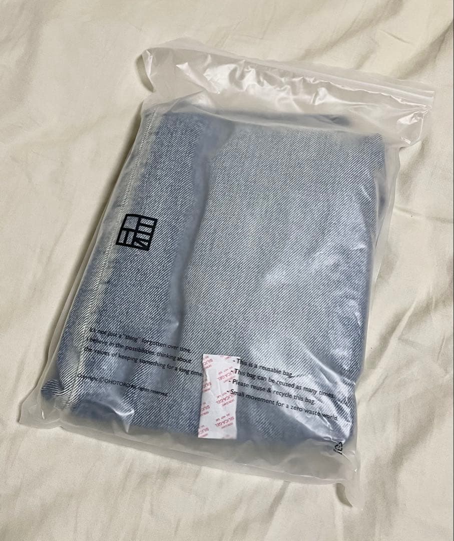新品タグ付きOHOTORO brushed wide jeans long-S