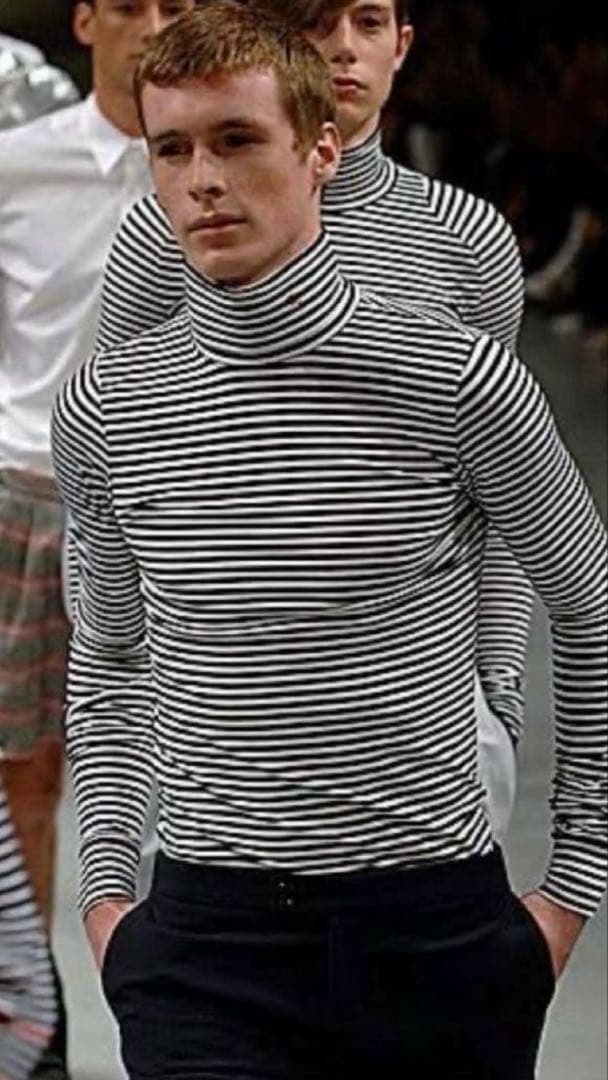 RAF SIMONS ストライプ Tシャツ M
