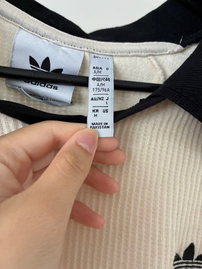 adidas originals ワッフルポロシャツ Lサイズ