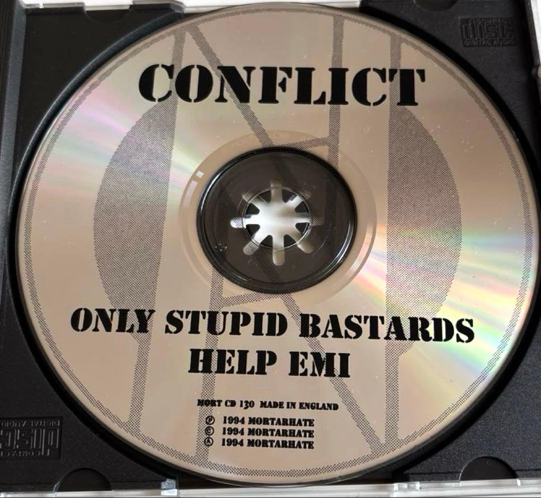 CONFLICT/OnlyStupid Bastards Help EMI/廃盤