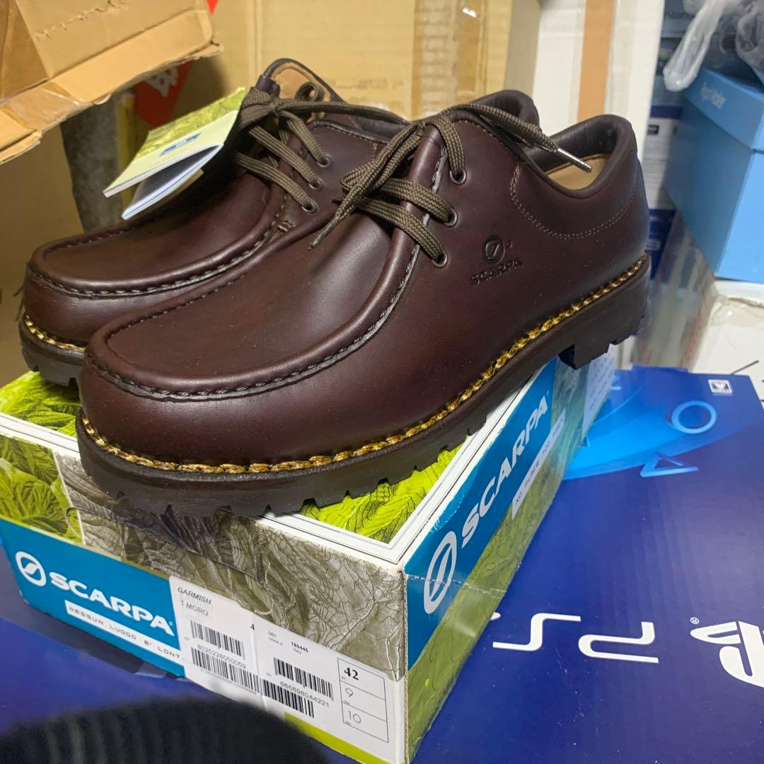 新品未使用SCARPA ダークブラウン モカシン 42 26.0cm