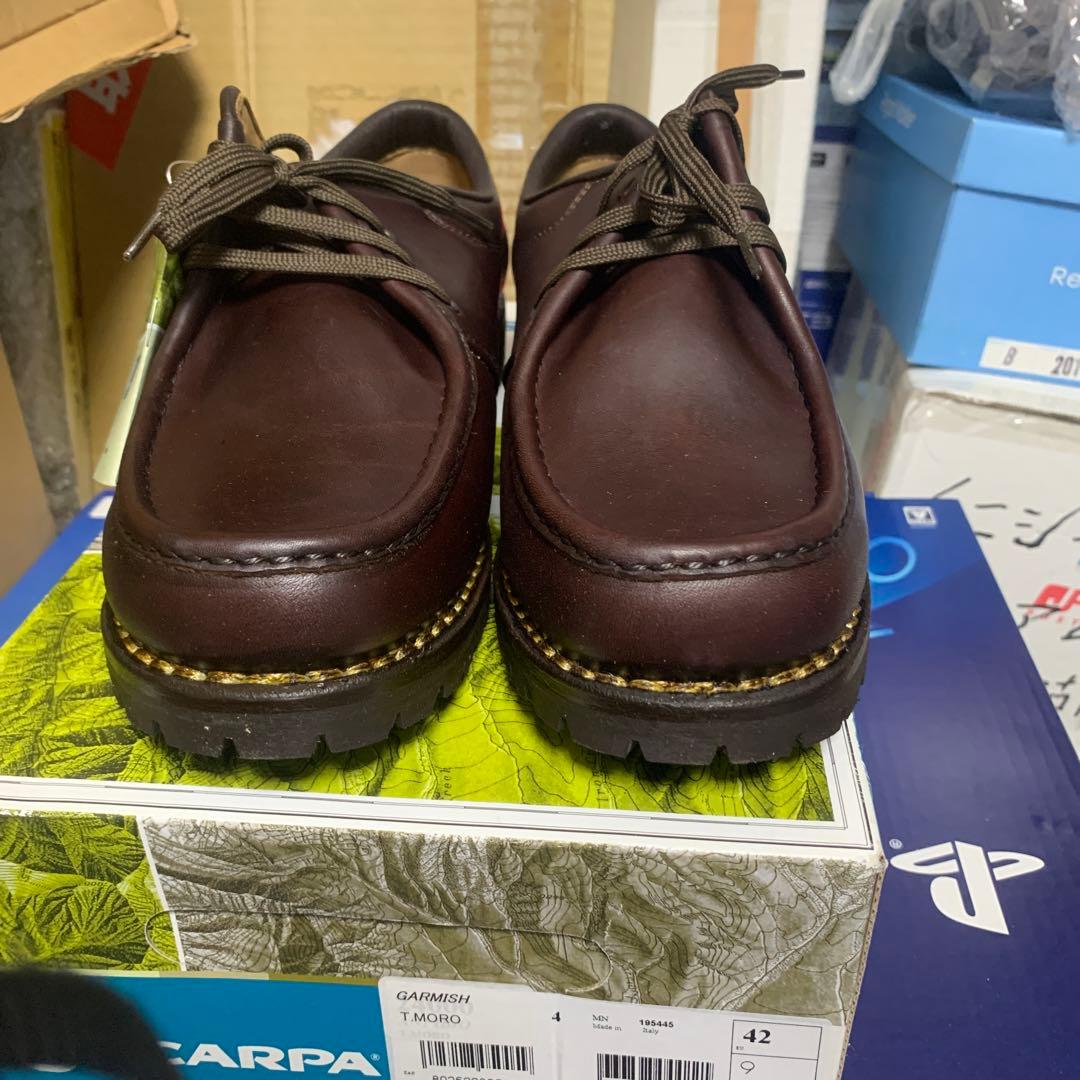 新品未使用SCARPA ダークブラウン モカシン 42 26.0cm