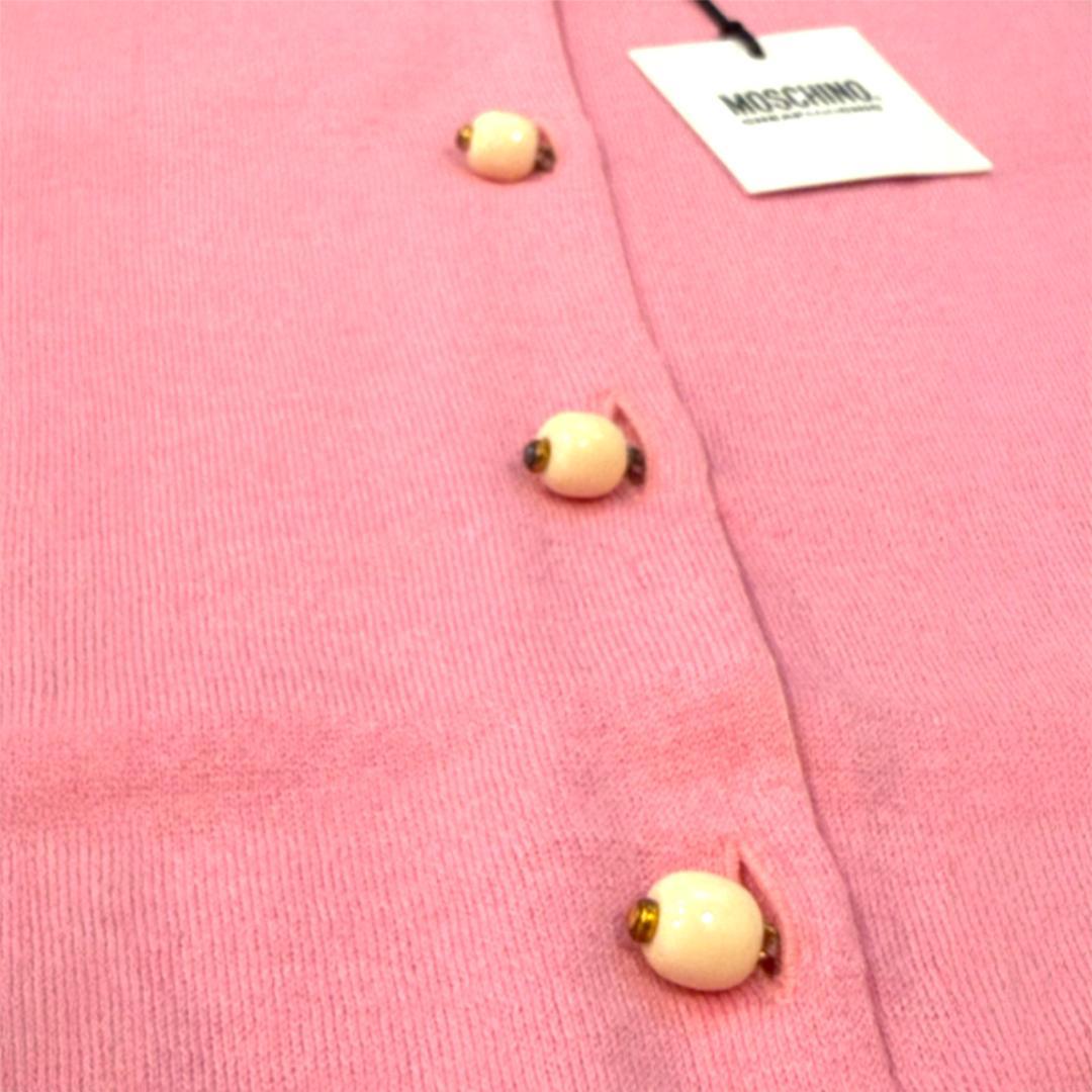 MOSCHINO CHEAP AND CHIC カーディガン ピンク 38