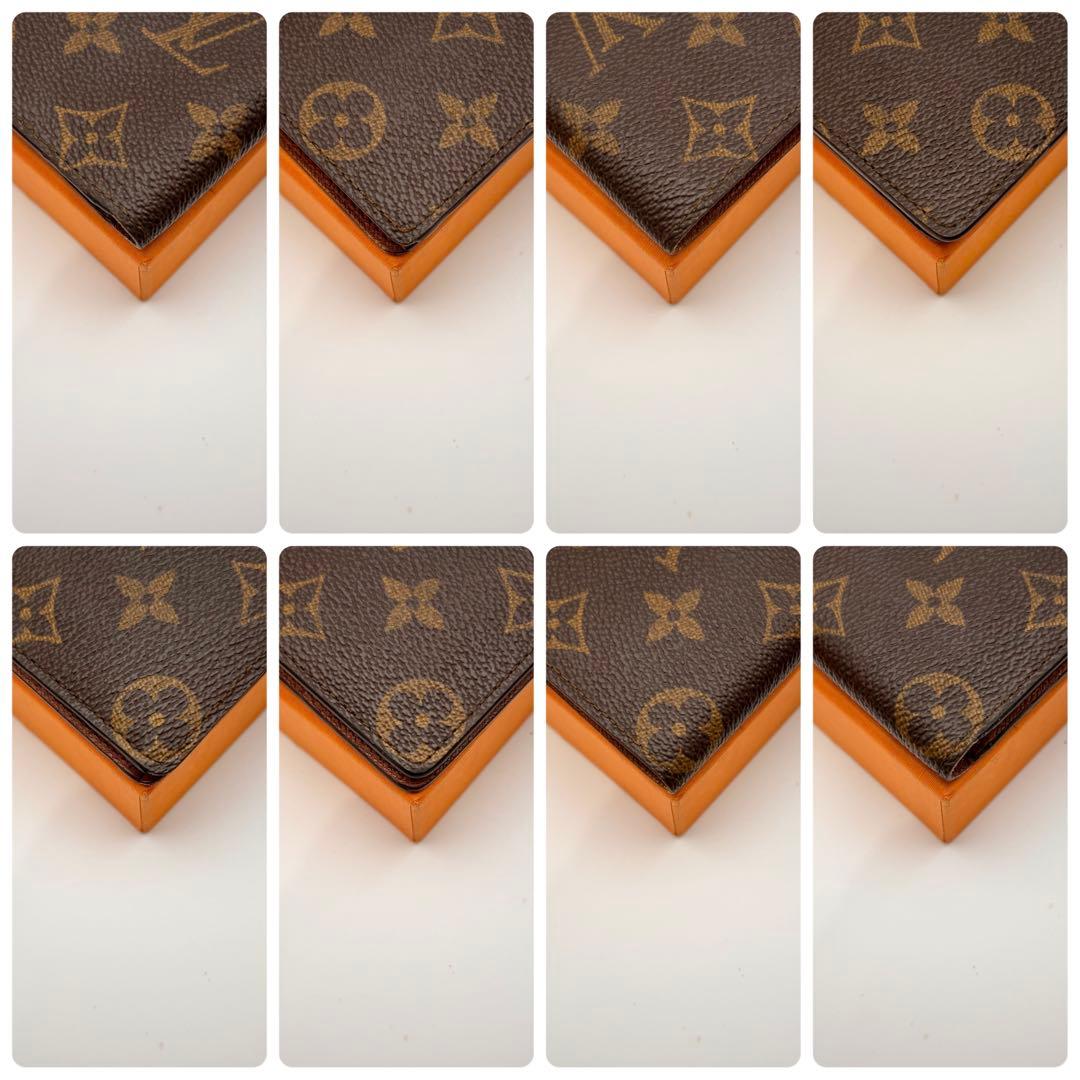 【鑑定済み】ルイヴィトン✨二つ折り財布✨モノグラム✨お札入れ✨カルトクレディ