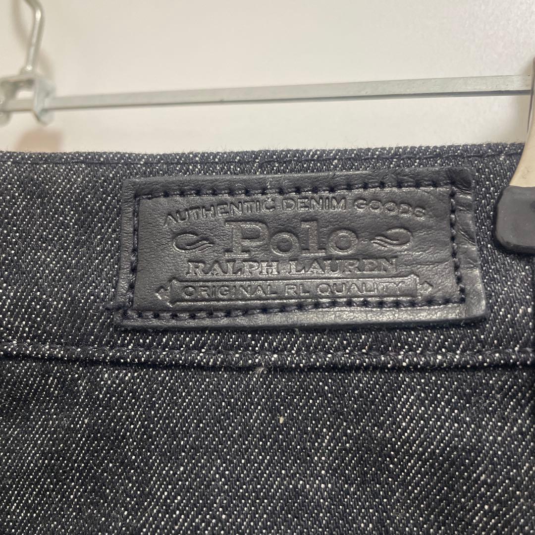 POLO RALPH LAUREN サテンストライプ キャロット ジーンズ