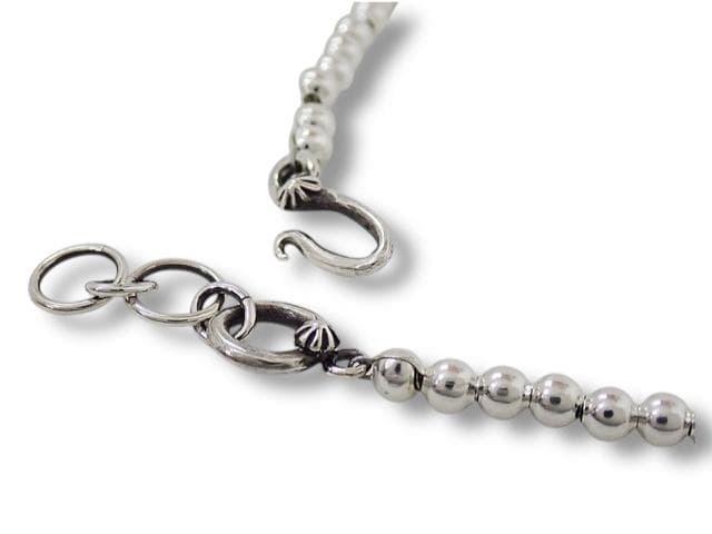 インディアンジュエリー ネックレス ナバホパール 4mm シルバー925