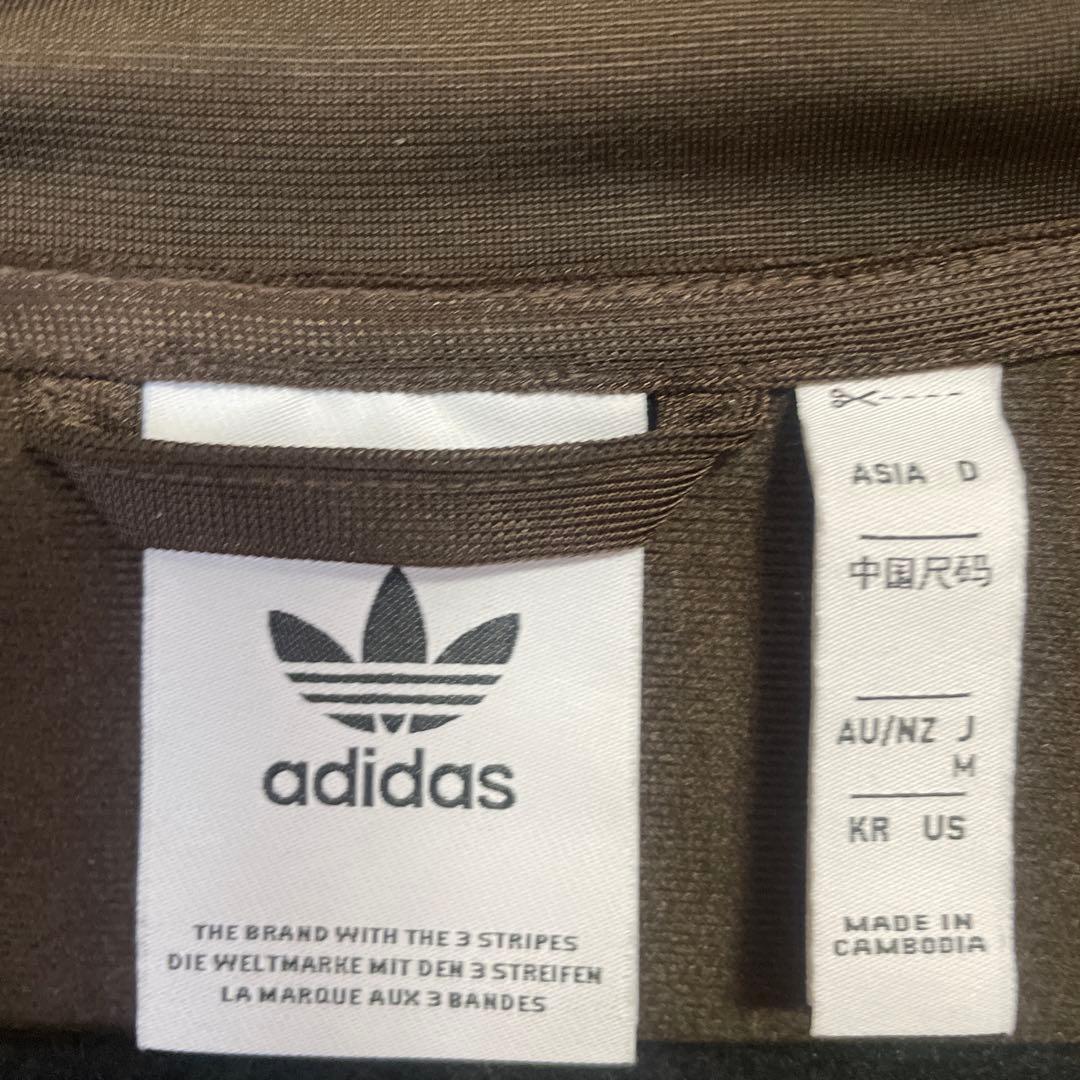adidas トラックジャケット ブラウン M