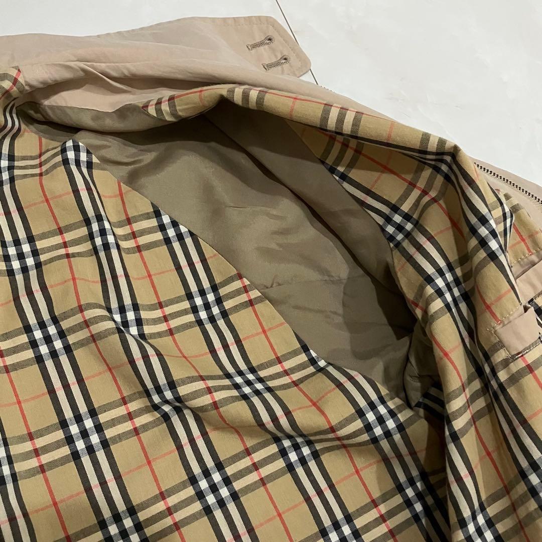 美品 80s Burberry ノバチェック 英国製 ハリントンジャケット