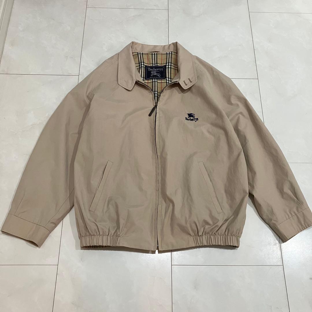 美品 80s Burberry ノバチェック 英国製 ハリントンジャケット
