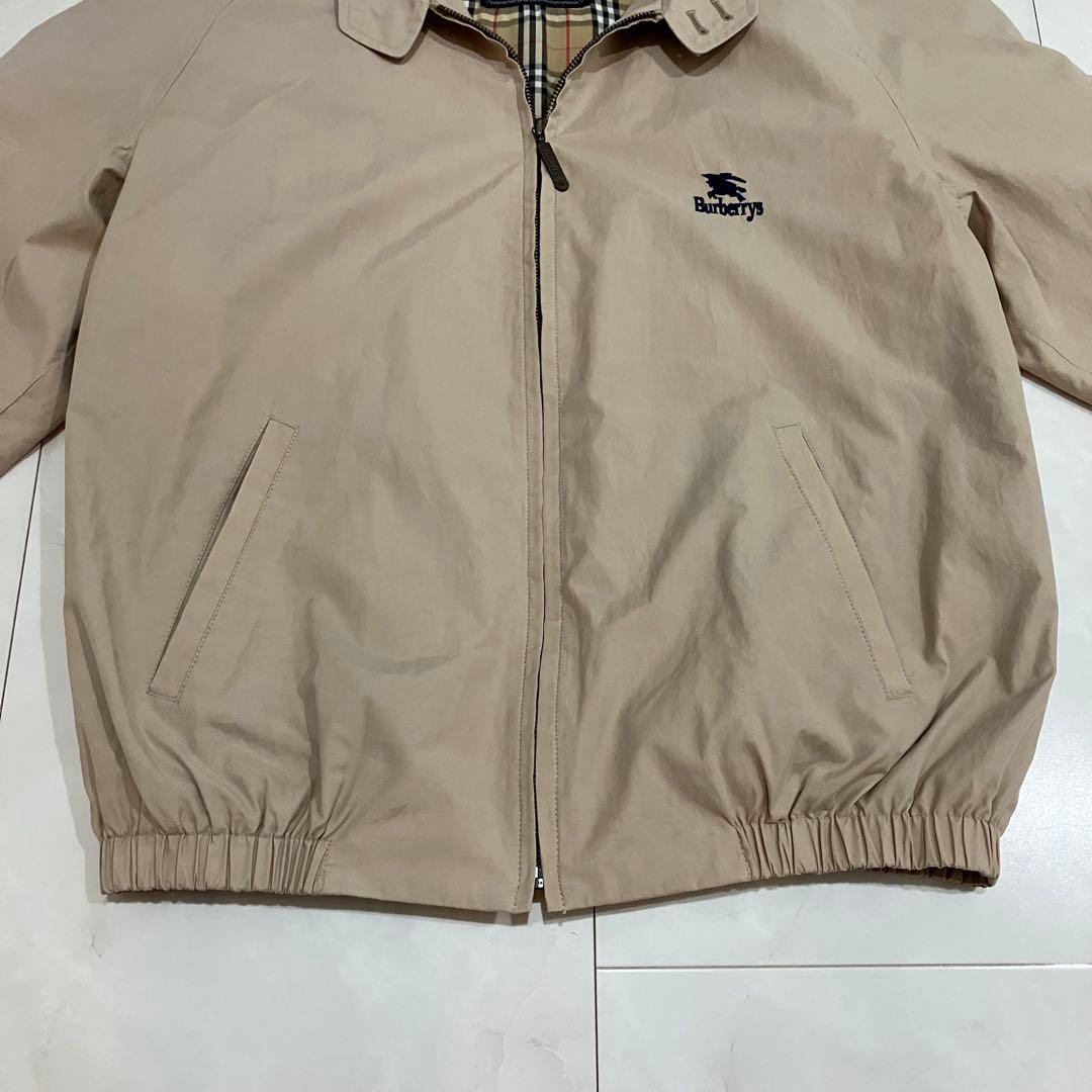 美品 80s Burberry ノバチェック 英国製 ハリントンジャケット