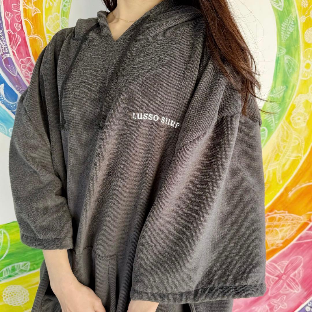正規品☆LUSSO SURF お着替えポンチョ　グレー⭐︎ロンハーマン