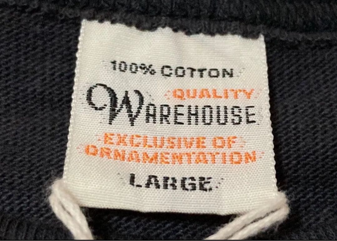 【L】未使用品ウエアハウスU.S. MARTIME SERVICE BK tee