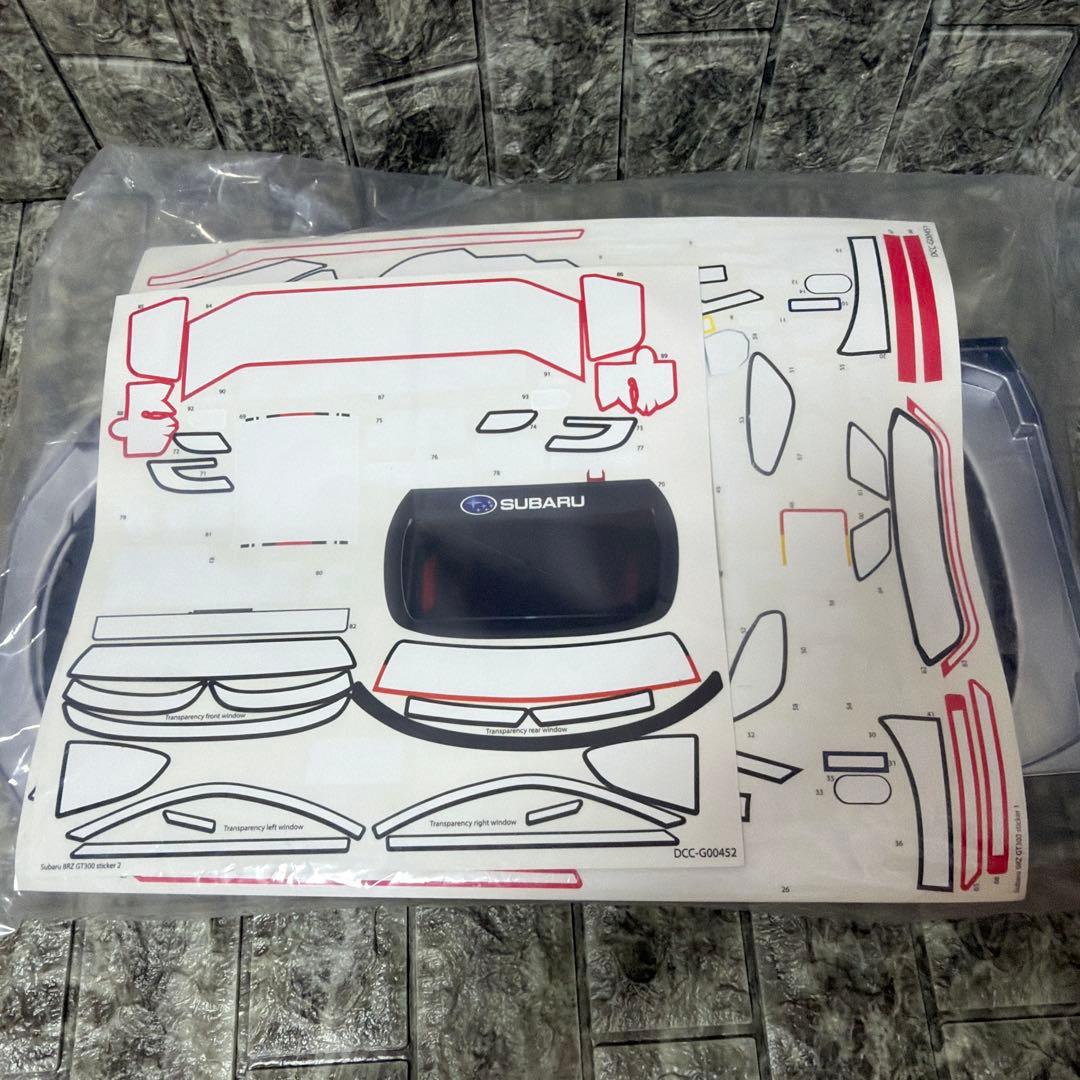 Hitec 1/10 スバル BRZ GT300 2021 塗装済みボディセット