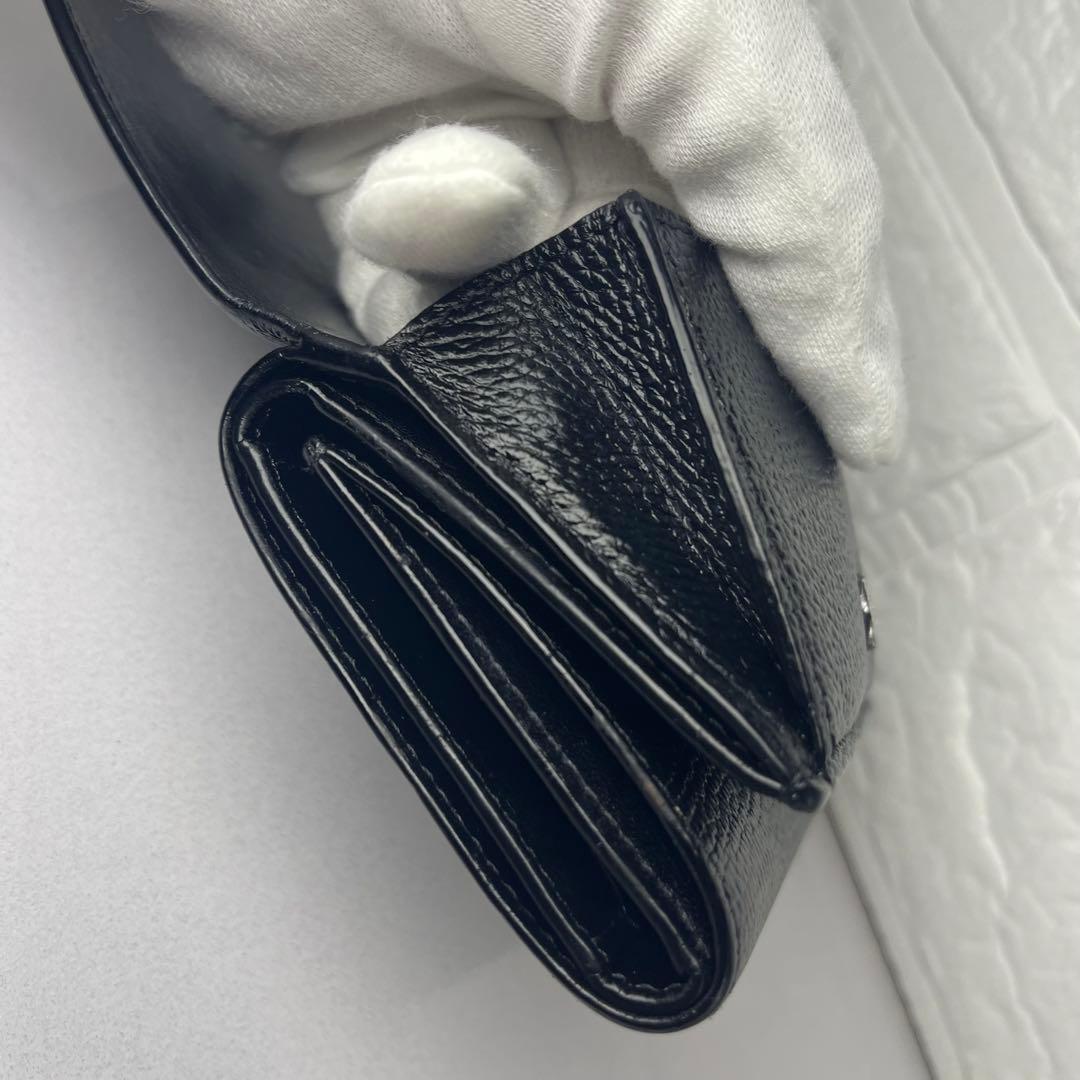 LOEWE ロエベ　アナグラム　トライフォールドウォレット　Ｗホック　三つ折り