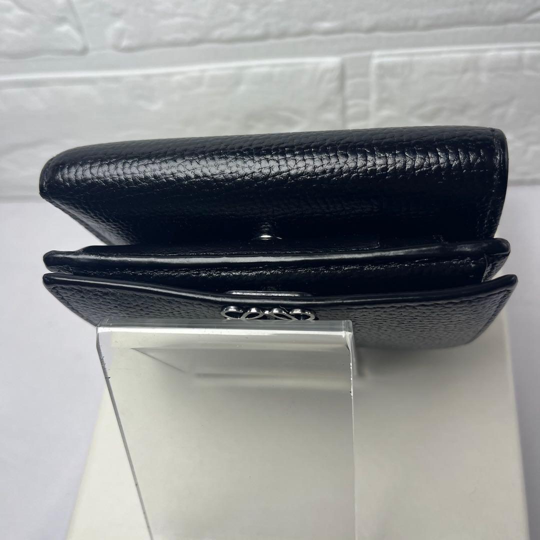 LOEWE ロエベ　アナグラム　トライフォールドウォレット　Ｗホック　三つ折り