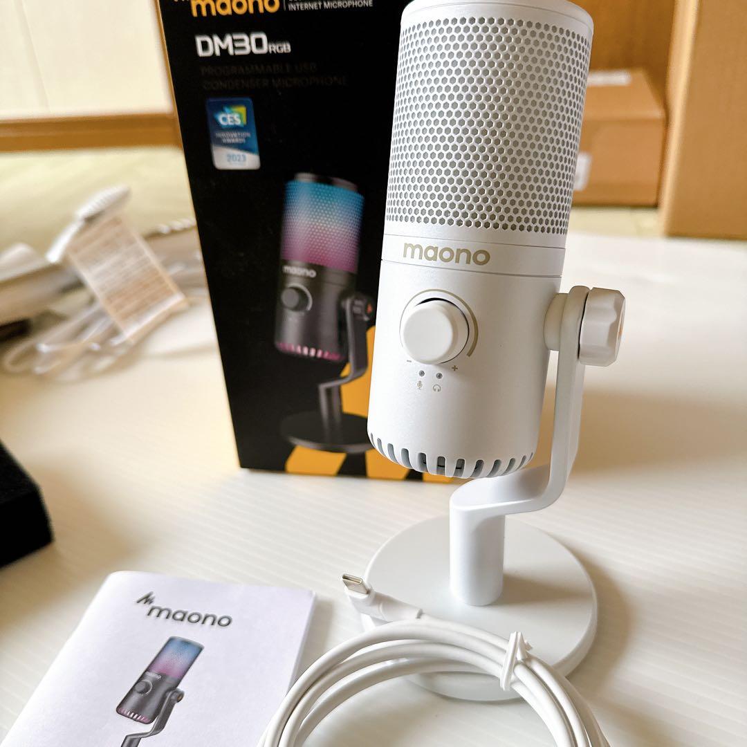✨新品　MAONO USB コンデンサーマイク ゲーミングマイク PC マイク
