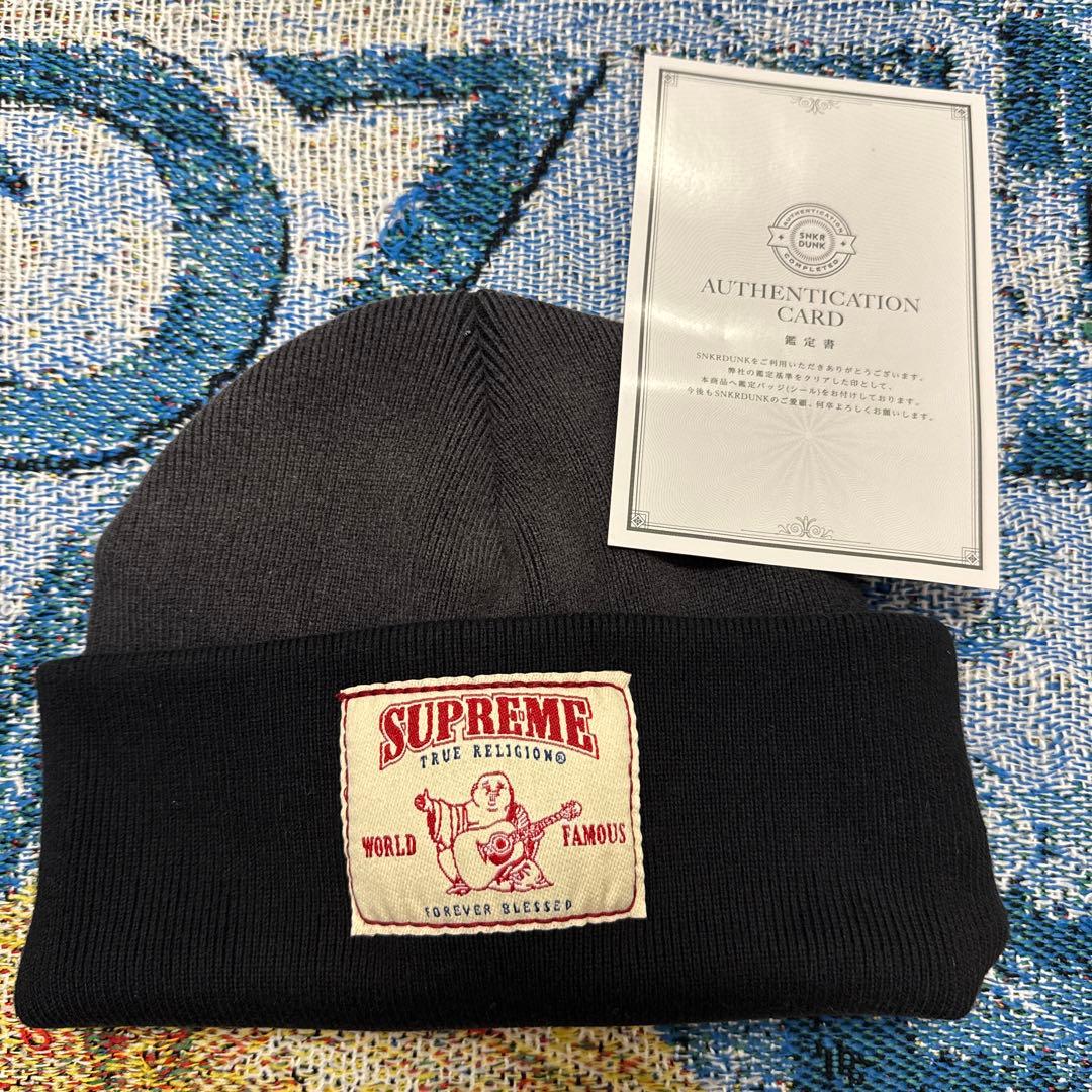 supreme × True Religion Beanie \"Black\"