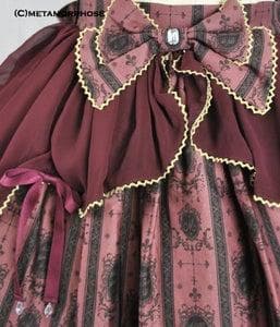 メタモルフォーゼ　 Ornament Frill JSK ワイレッド