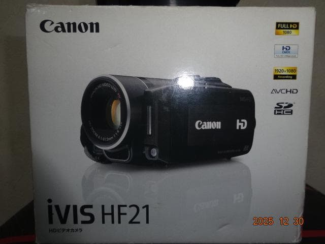 Canon iVIS HF21 ビデオカメラ 本体 動作未確認