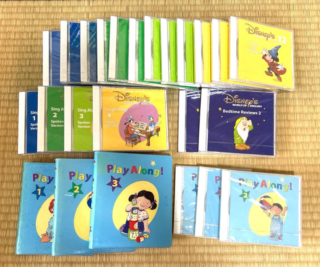 ディズニーワールドイングリッシュ DWE CD DVD テキスト セット