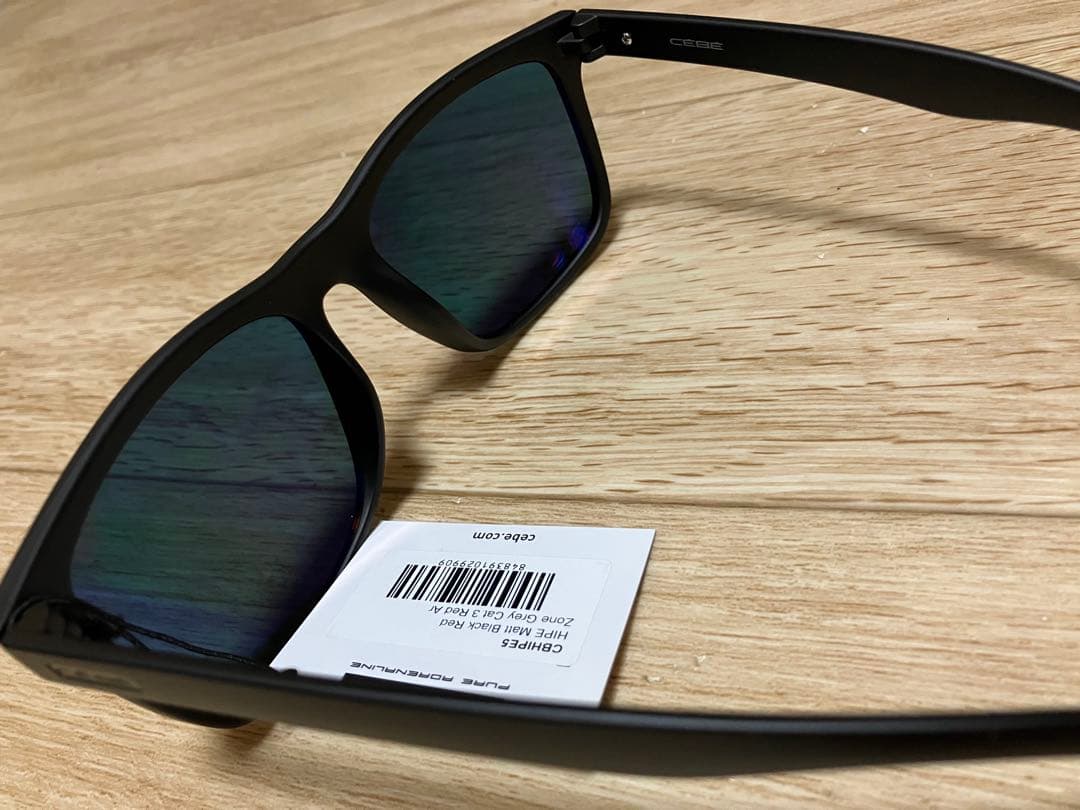 【cebe】 HIPE マットブラック レッドミラー