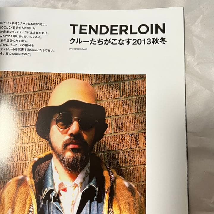 絶版！ SENSE センス 2013年 12月 テンダーロイン 標本 雑誌 本