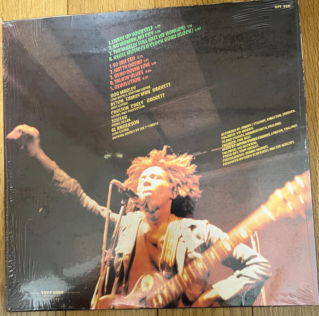 洋楽 Bob Marley & The Wailers Natty Dread