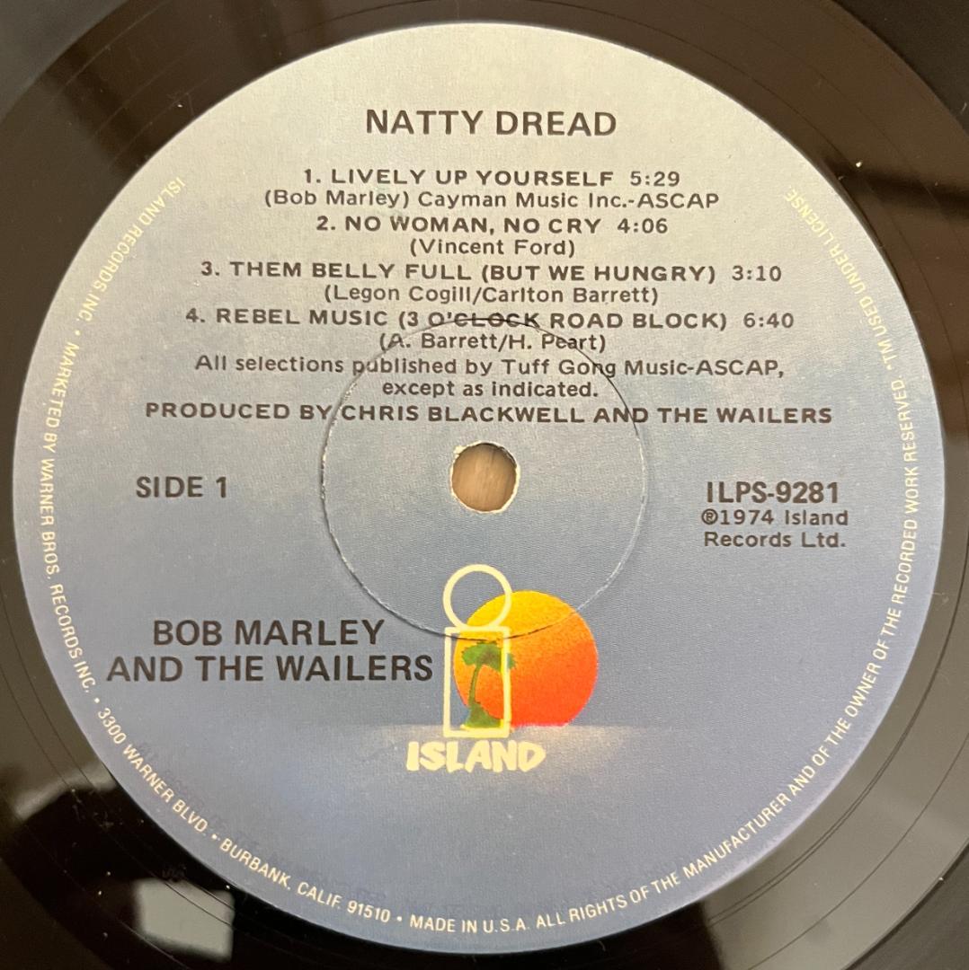 洋楽 Bob Marley & The Wailers Natty Dread