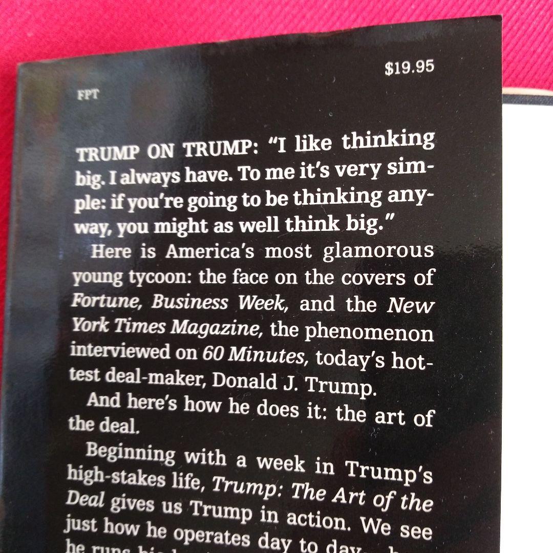 trump.the.art.of.the.dealトランプ自伝87年初版初著書