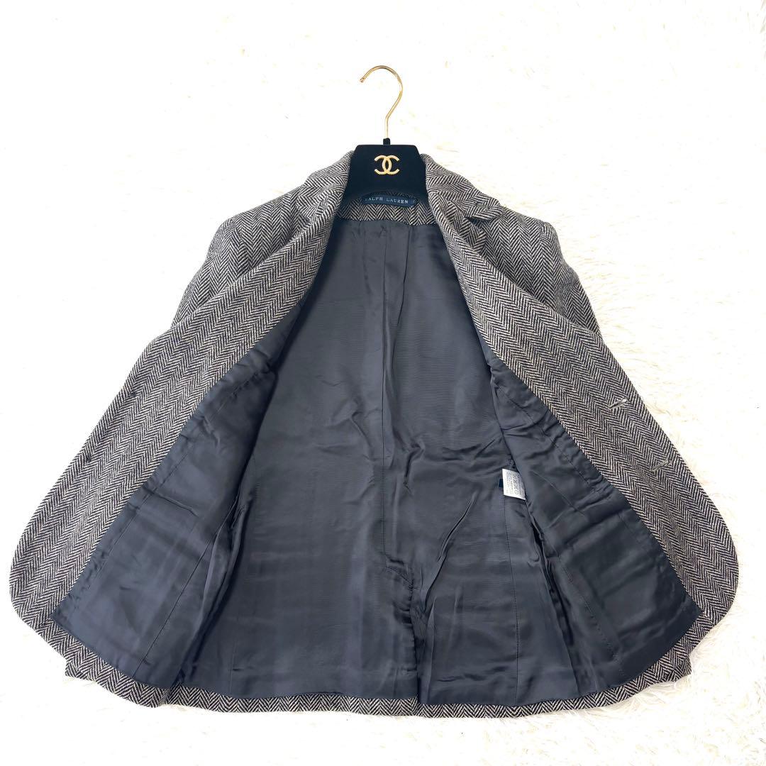 美品✨ RALPH LAUREN テーラードジャケット ヘリンボーン ツイード