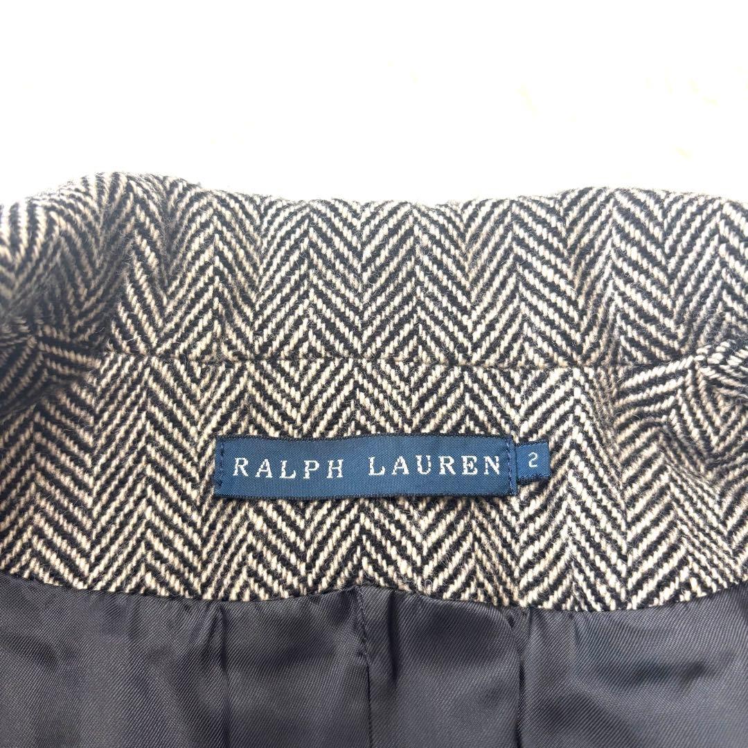 美品✨ RALPH LAUREN テーラードジャケット ヘリンボーン ツイード